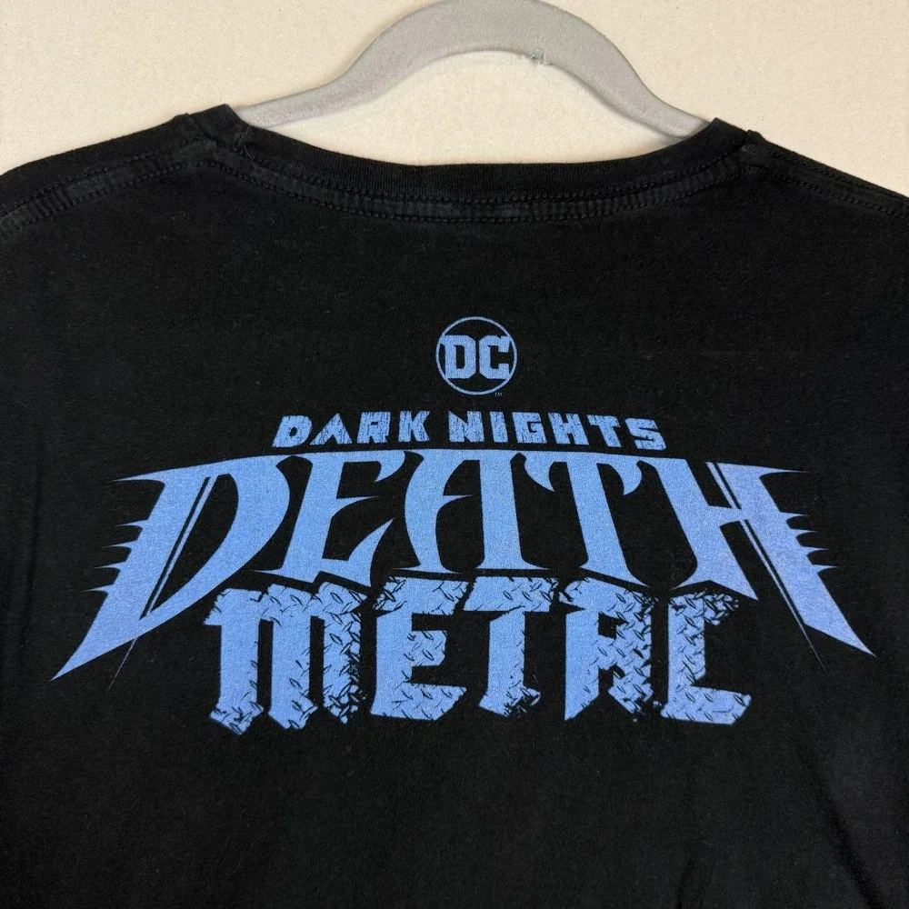 Megadeth Shirt Mens Large Black Dark Nights Death Metal DC Band Graphic Tee